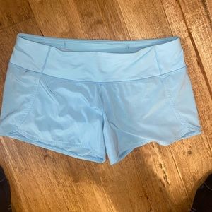 lululemon speed up low rise shorts 4” size 10